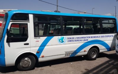 DON D’UN CAR DE TRANSPORT DE 32 PLACES A L’ECOLE DES HANDICAPES DE BEYROUTH AU LIBAN