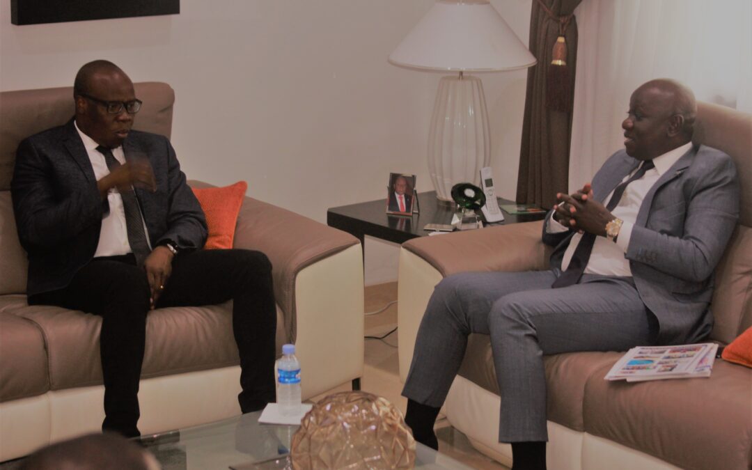 AUDIENCE ACCORDÉE A ASALFO, PRESIDENT DE LA FONDATION MAGIC SYSTEM