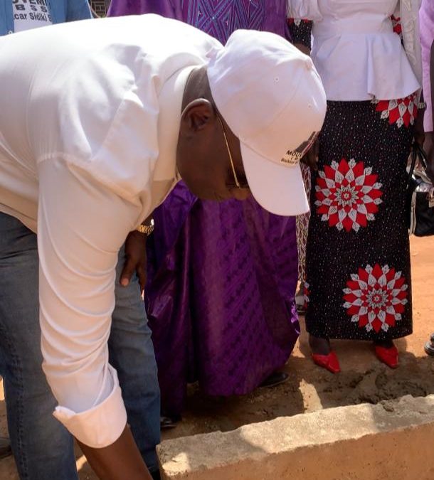 POSE DE PREMIÈRE PIERRE D&rsquo;UNE ROUTE DE 1,5 KM A SEBENIKRO, COMMUNE IV A BAMAKO (MALI)